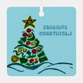 Festival Crafty Tree Weihnachtsbaum Foto Olivenweg Ornament Aus Metall