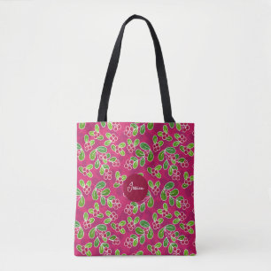 Festival Cranberry Foliage Muster, Fuchsia