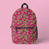 Festival Cranberry Foliage Muster, Fuchsia