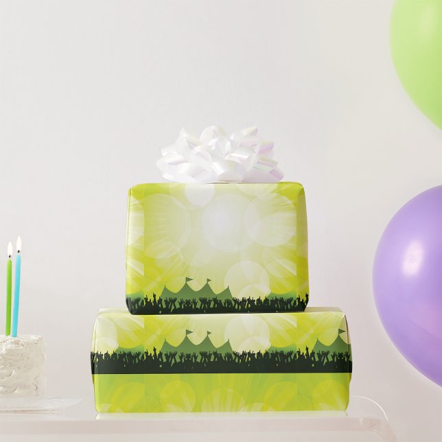 Festival Crowdwrapping Paper Geschenkpapier (Von Creator hochgeladen)