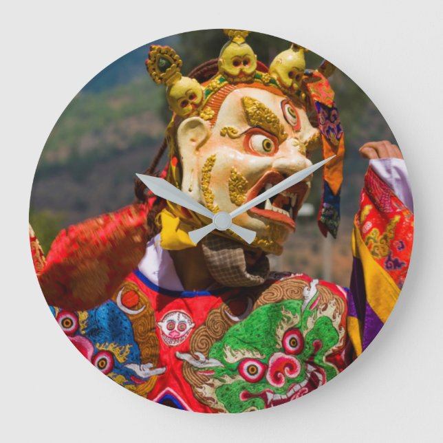 Festival Dancer Große Wanduhr (Vorderseite)