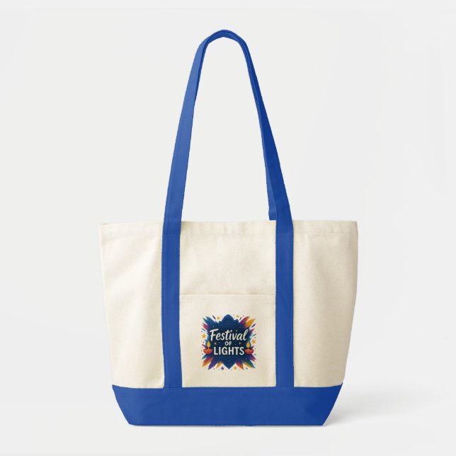 Festival der Lichter | Diwali Impulse Tote Bag Tragetasche (Vorne)