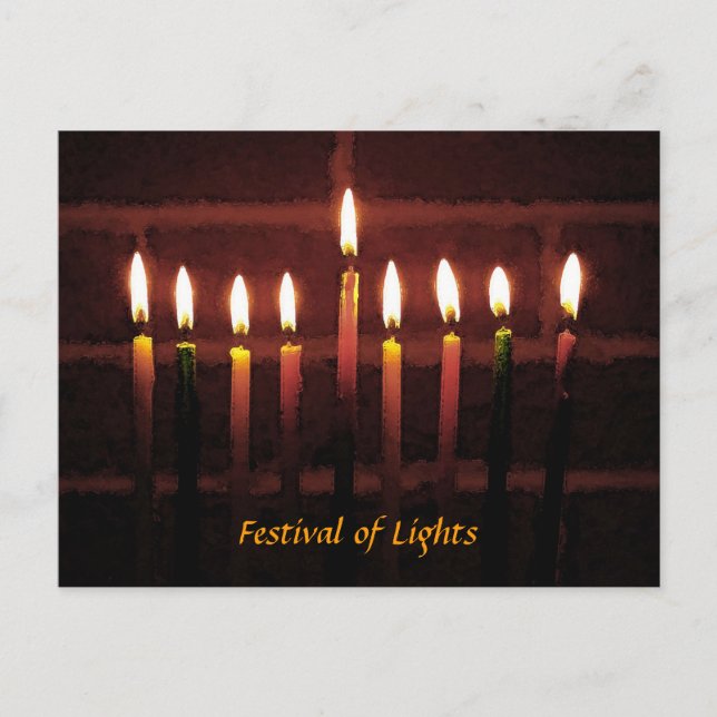 Festival der Lichter Postkarte (Vorderseite)