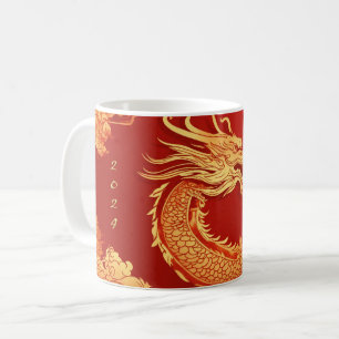 Festival Dragon Chinesisches Neujahr Kaffeetasse