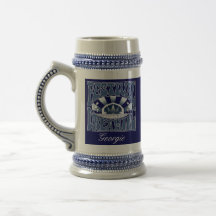 Festival Dreaming Vintag Retro Navy-White Grafik