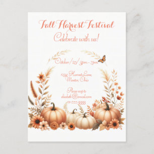 Festival Fall Harvest Postkarte