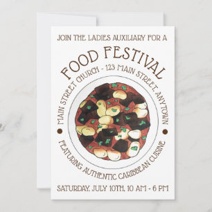 Festival für Karibische Küche mit Broad Bean Stew Einladung