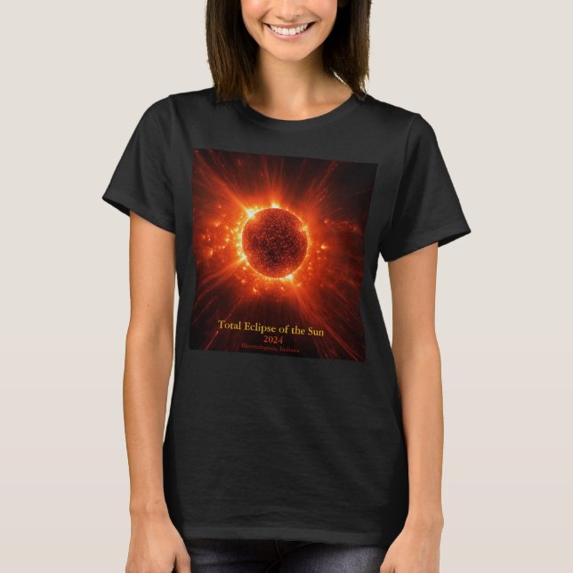 Festival für Solar Eclipse Stadt T-Shirt (Vorderseite)