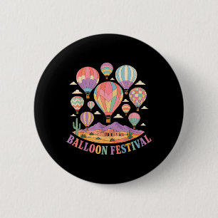 Festival Heißluftballon New Mexico Albuquerque Button