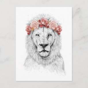 Festival Löwe Postkarte