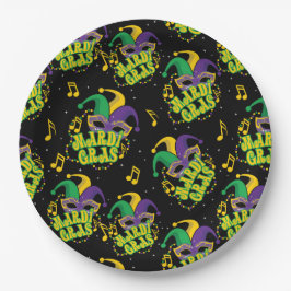 Festival Mardi Gras Pappteller