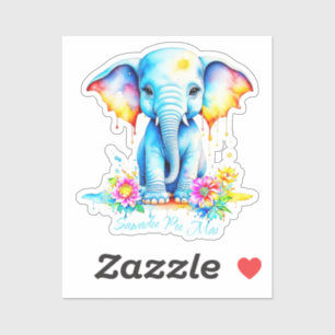 Festival Moon and Stars Aufkleber