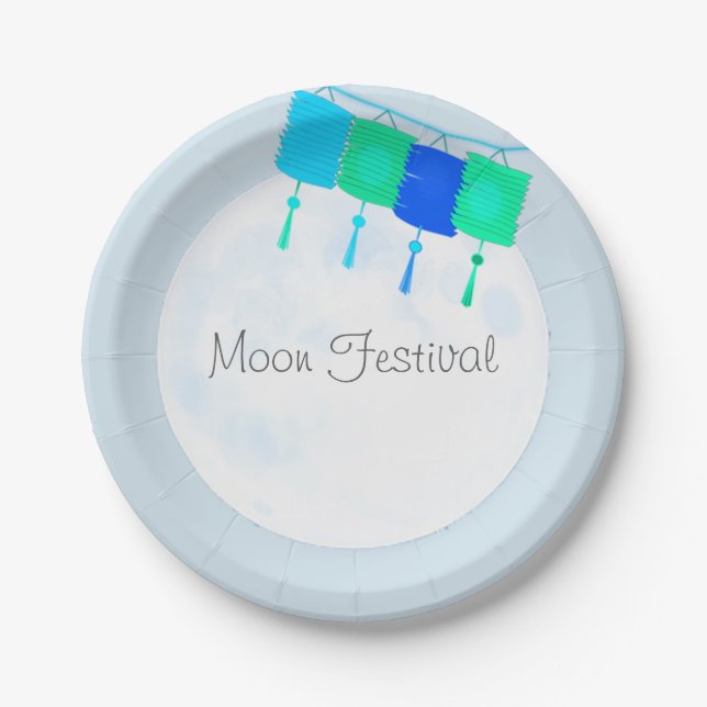 Festival Moon and Stars Pappteller (Vorderseite)