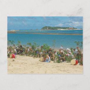 Festival Moon and Stars Postkarte