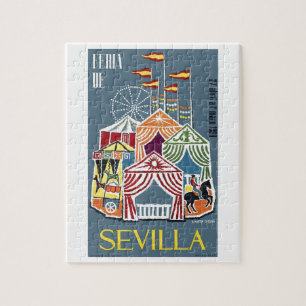 Festival-Plakat 1960 Spaniens Sevilla Puzzle