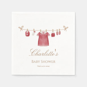 Festival Red Baby Duschpapier Napkin Serviette