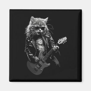 Festival Rock and Roll Musik Festival Cat Rock Gui Magnet