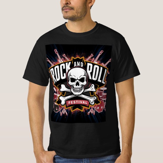 Festival Rock and Roll T-Shirt (Vorderseite)