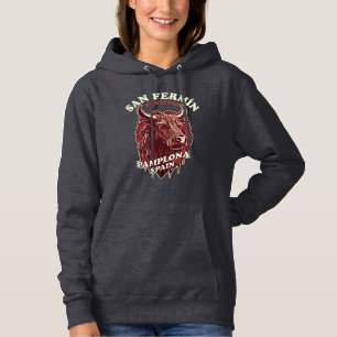 Festival San Fermin - das Laufen der Bullen Hoodie