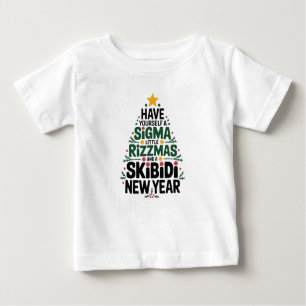 "Festival Sigma Rizzmas Tree Design" Baby T-shirt