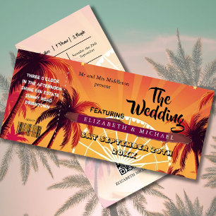Festival Ticket Palm Wedfest Hochzeit
