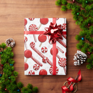 Festival Wrap Wonderland 'Candy Canes & Lollipops' Geschenkpapier
