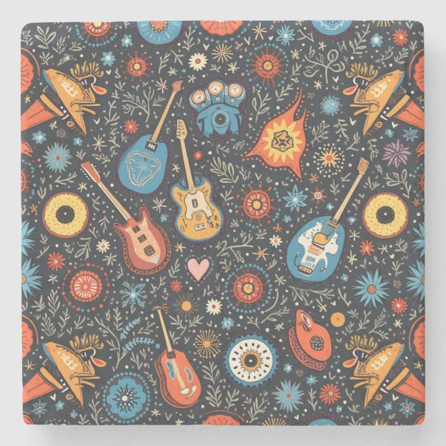 Festivalcoster Steinuntersetzer (Vorderseite)