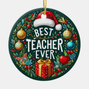 Festivals Bester Lehrer je Keramik Ornament