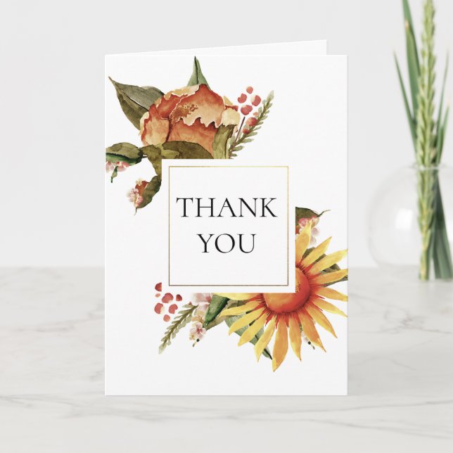 Festivals Blume Danke (Vorderseite)