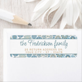 Festivals Chic Floral Mandala Schneeflocken Muster