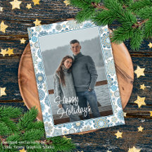 Festivals Chic Floral Mandala Schneeflocken Muster