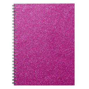 Festivals Chic Pink Glitzer Hintergrund Romantisch Notizblock