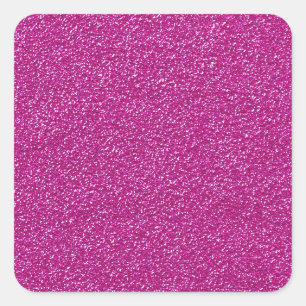 Festivals Chic Pink Glitzer Hintergrund Romantisch Quadratischer Aufkleber