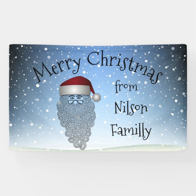 Festivals Chritsmas Party Funny Niedlicher Weihnac Banner (Horizontal)