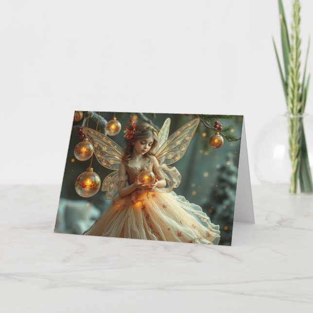 Festivals Fairy Card Dankeskarte (Vorderseite)