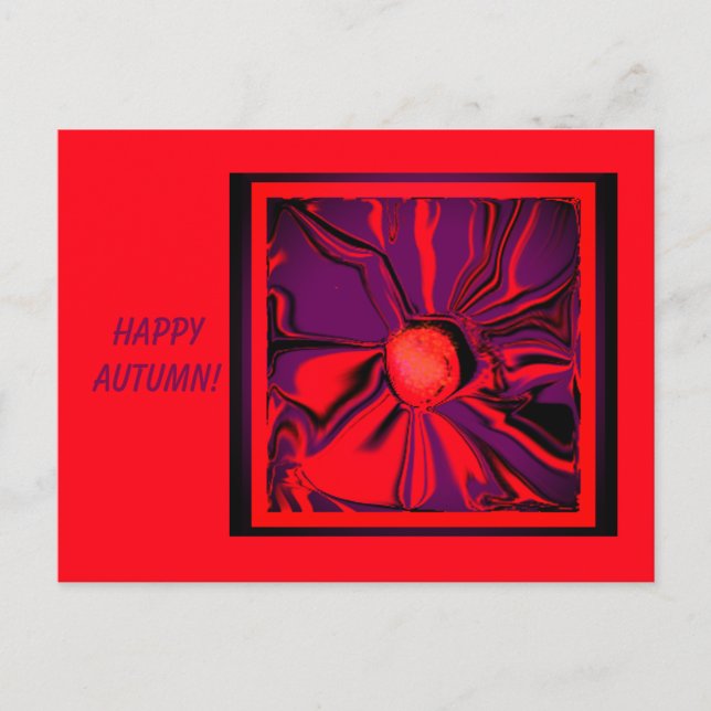 Festivals Fall Blume Postkarte Nr. 2 (Vorderseite)