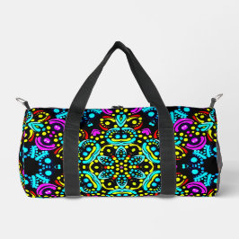 Festivals farbenfrohe geometrische Design-Duffel-T Duffle Bag