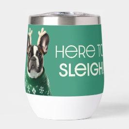 Festivals Französischer Bulldog Green Cooler Cup