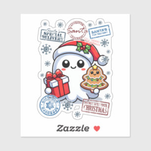 Festivals Ghost Geschenk Weihnachtsaufkleber Aufkleber