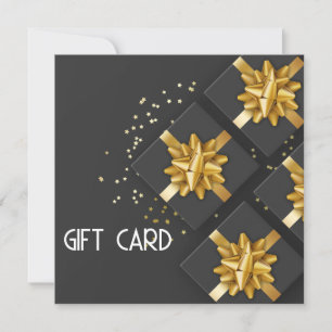 Festivals Gold Bow Moderne Black Geschenkboxen Gif