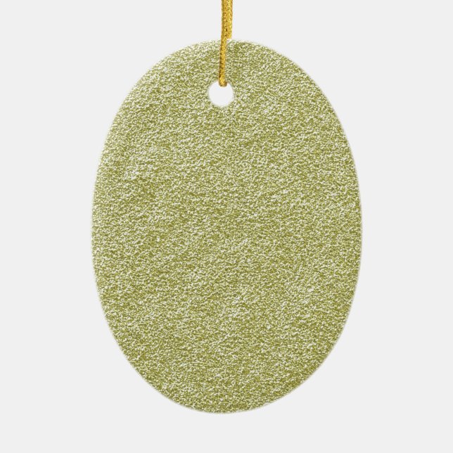 Festivals Gold Glitzer Hintergrund Text hinzufügen Keramikornament (Vorne)