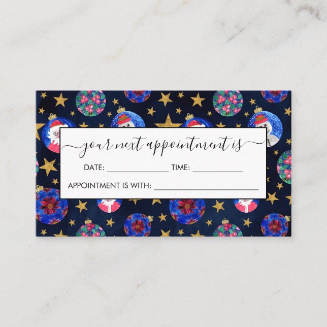 Festivals Gold Glitzer Stars Ornamente Traumhaft Terminkarte (Vorderseite)