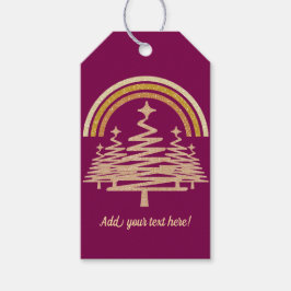 Festivals Goldrainbow Sparkling Geschenkanhänger