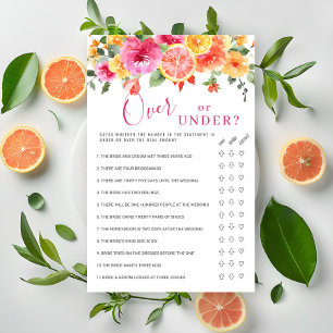 Festivals Helle Blume Citrus Brautparty Game