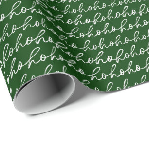 Festivals Ho Ho Ho Weihnachtswrapping Papier Geschenkpapier