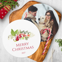 Festivals Holry und Evergreen Wasserfarbe