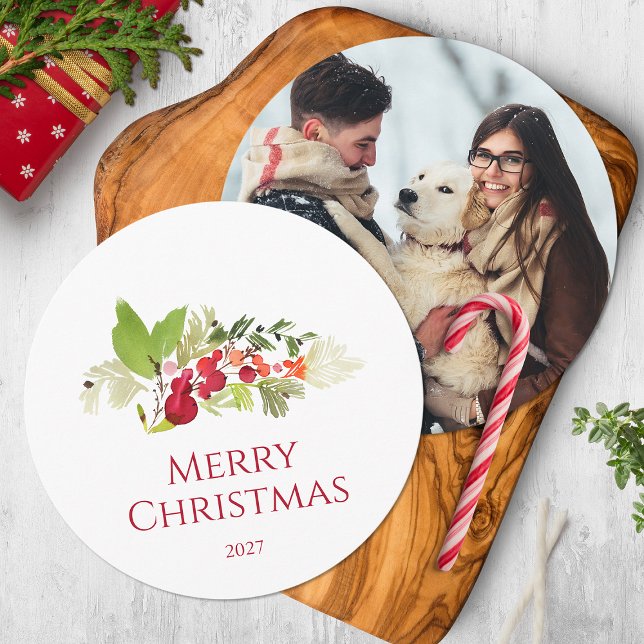 Festivals Holry und Evergreen Wasserfarbe Einladung (Von Creator hochgeladen)