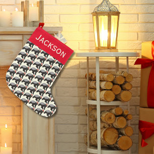 Festivals Honey Badger Badass Santa Animal Add Nam Großer Weihnachtsstrumpf