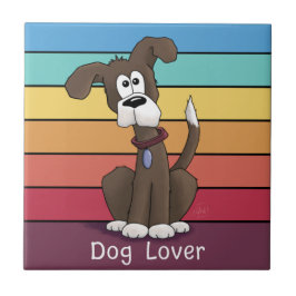 Festivals Hund Lover Keramik Tile Fliese
