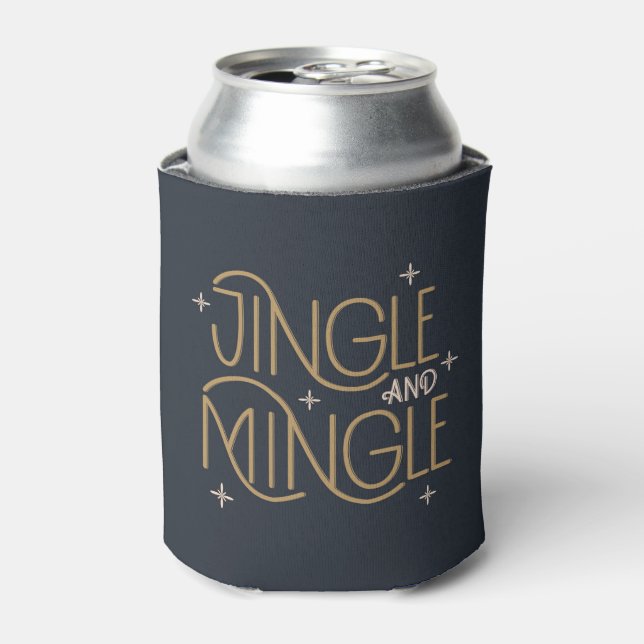 Festivals, Jingle und Mingle Holiday Design Dosenkühler (Kanne Vorderseite)